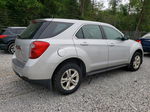 2012 Chevrolet Equinox Ls Серебряный vin: 2GNFLCEK5C6182813