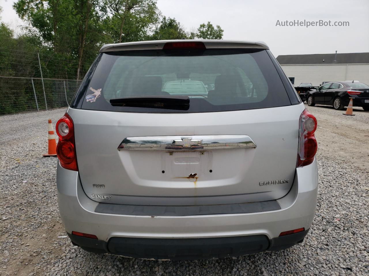 2012 Chevrolet Equinox Ls Серебряный vin: 2GNFLCEK5C6182813