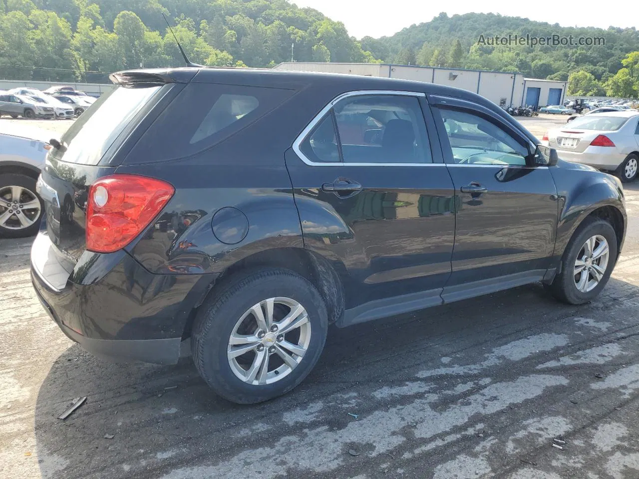 2012 Chevrolet Equinox Ls Black vin: 2GNFLCEK5C6330085