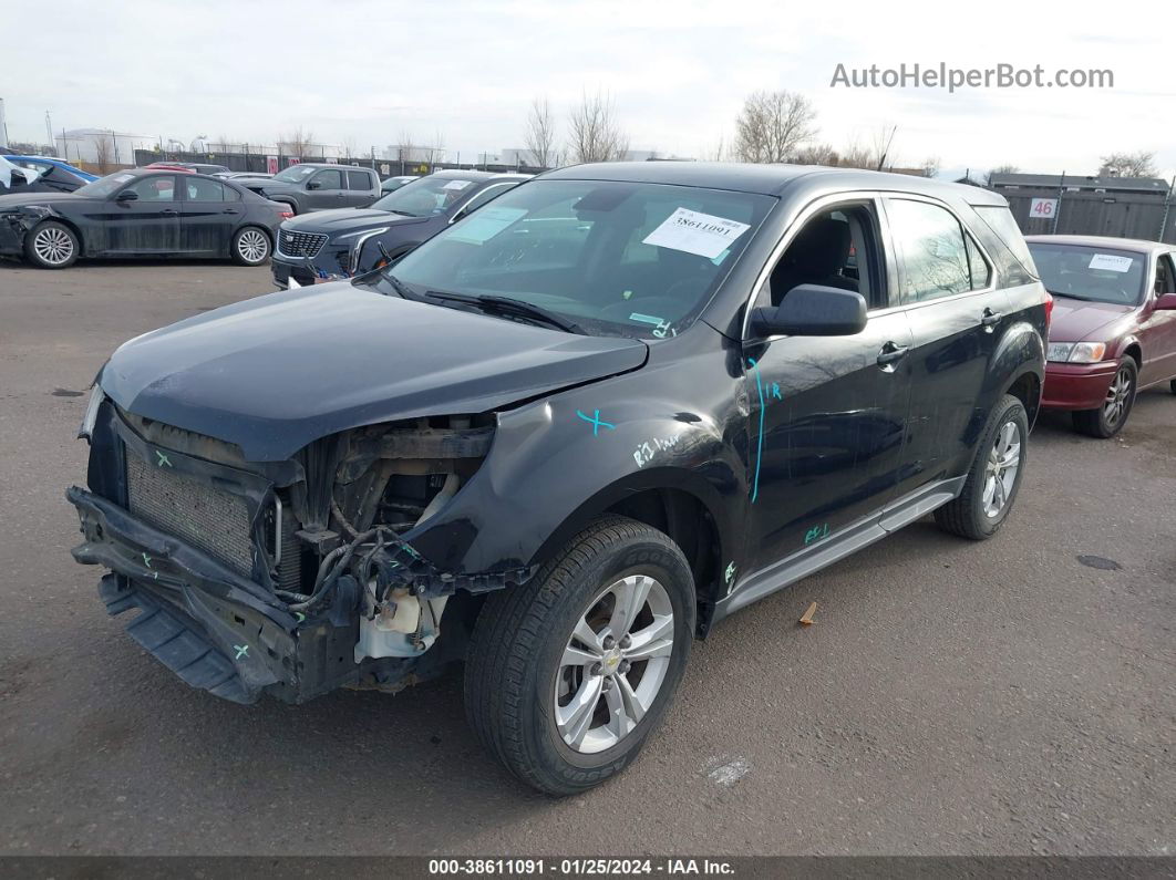 2012 Chevrolet Equinox Ls Black vin: 2GNFLCEK5C6369646