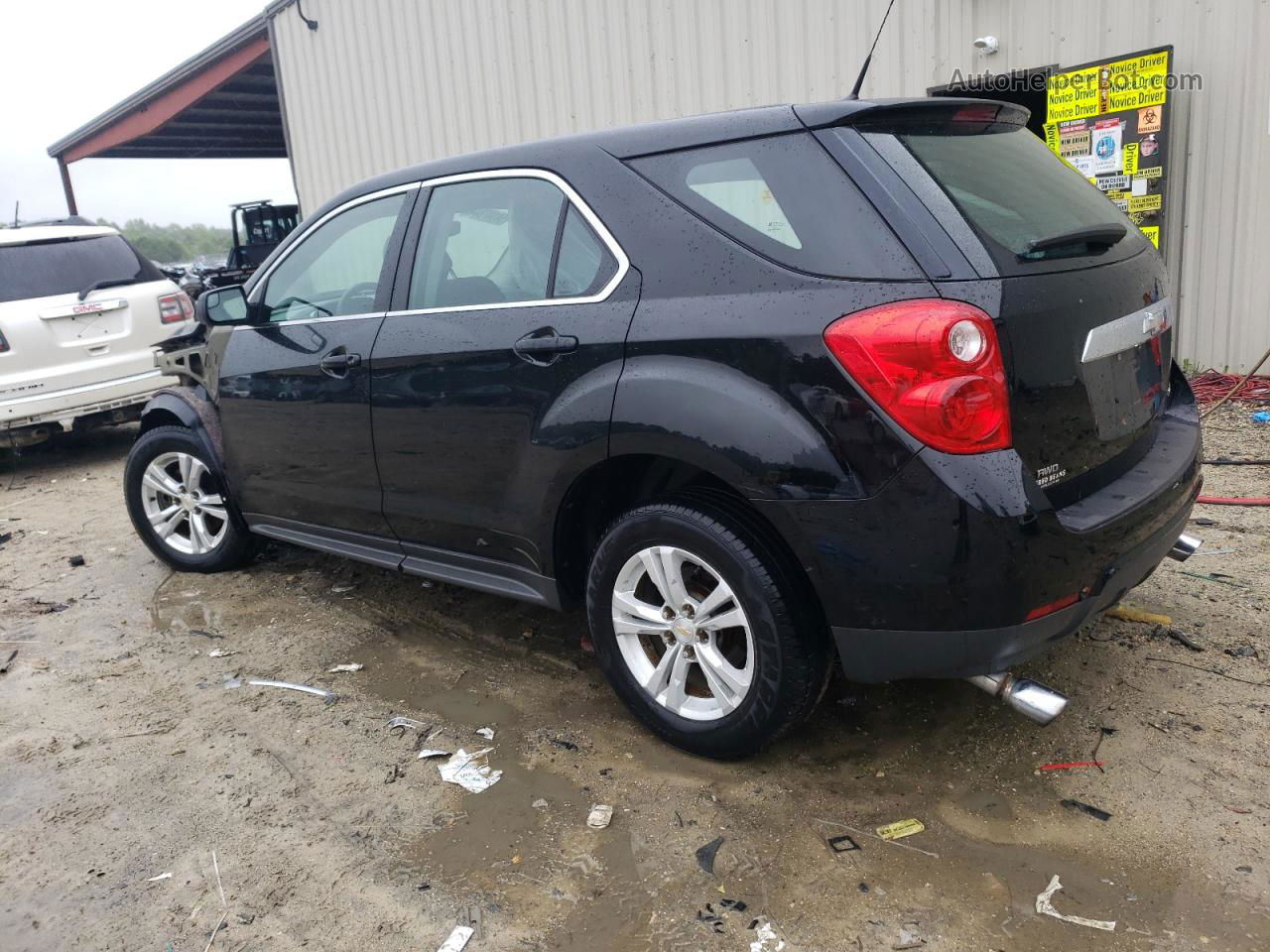 2012 Chevrolet Equinox Ls Black vin: 2GNFLCEK6C6164403