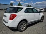 2012 Chevrolet Equinox Ls White vin: 2GNFLCEK7C6229713