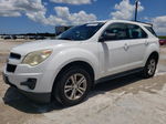 2012 Chevrolet Equinox Ls White vin: 2GNFLCEK7C6311747