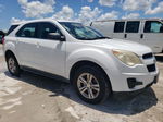 2012 Chevrolet Equinox Ls White vin: 2GNFLCEK7C6311747