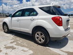 2012 Chevrolet Equinox Ls White vin: 2GNFLCEK7C6311747