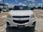 2012 Chevrolet Equinox Ls White vin: 2GNFLCEK7C6311747