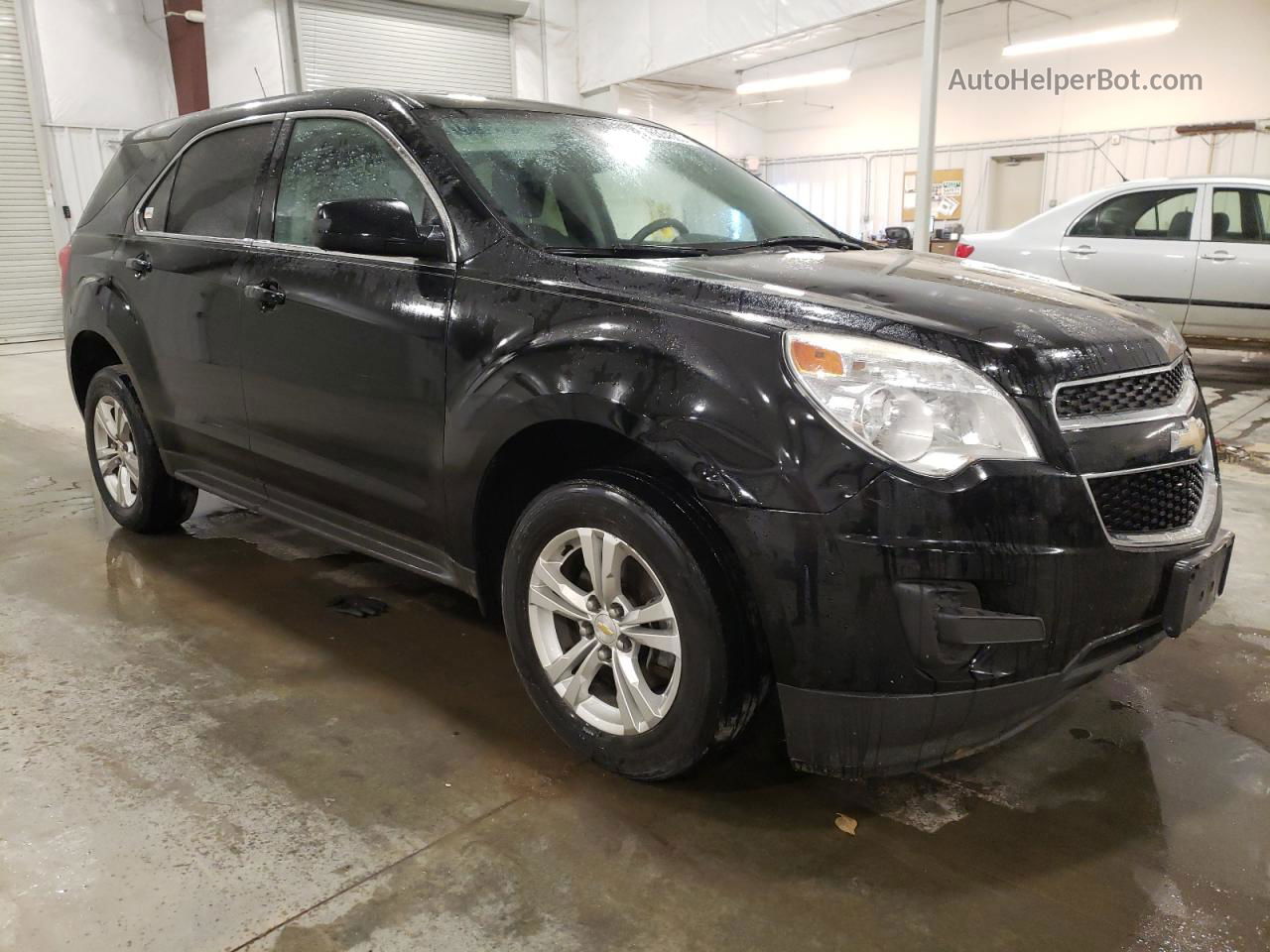 2012 Chevrolet Equinox Ls Black vin: 2GNFLCEK7C6328497