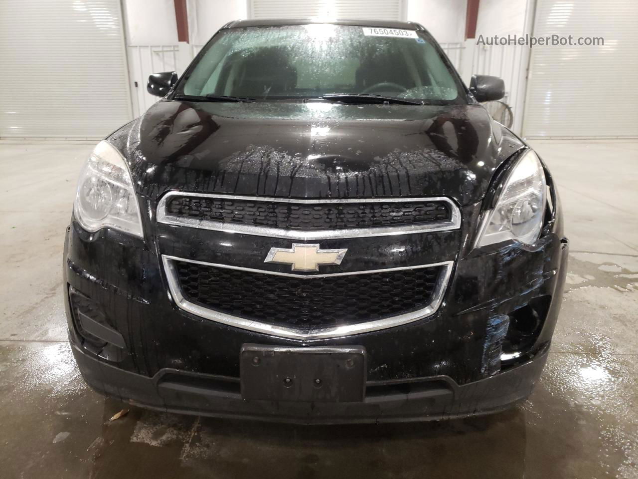 2012 Chevrolet Equinox Ls Black vin: 2GNFLCEK7C6328497