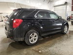 2012 Chevrolet Equinox Ls Black vin: 2GNFLCEK7C6328497