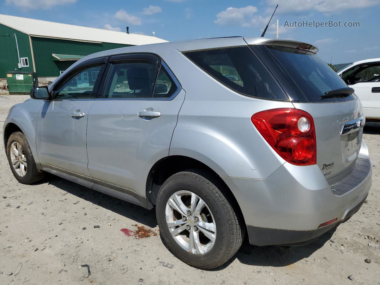 2012 Chevrolet Equinox Ls Silver vin: 2GNFLCEK8C6113548