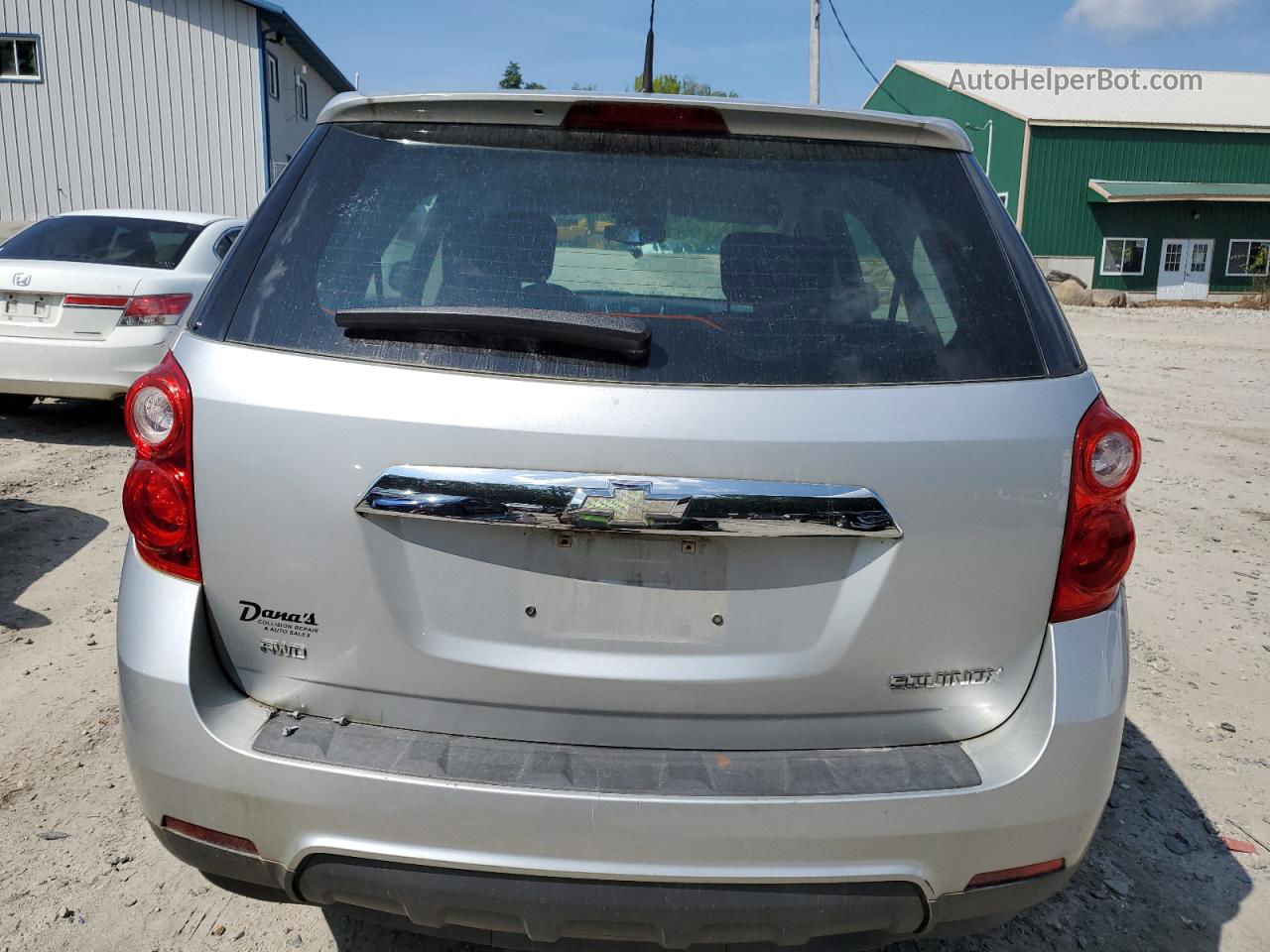 2012 Chevrolet Equinox Ls Серебряный vin: 2GNFLCEK8C6113548