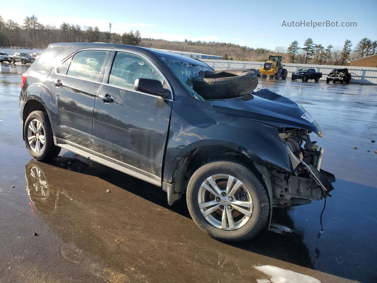 2012 Chevrolet Equinox Ls Black vin: 2GNFLCEKXC6110554