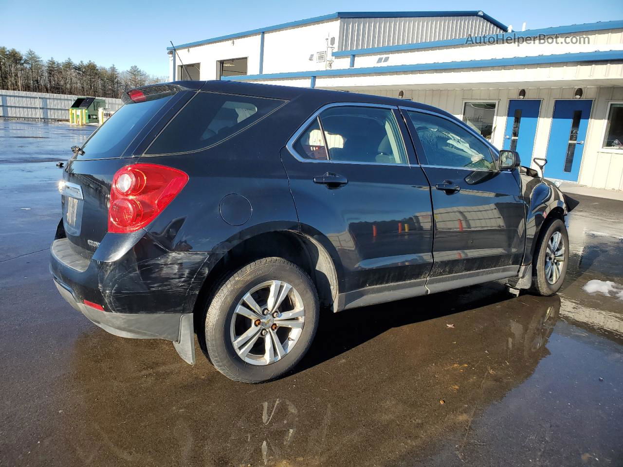 2012 Chevrolet Equinox Ls Black vin: 2GNFLCEKXC6110554