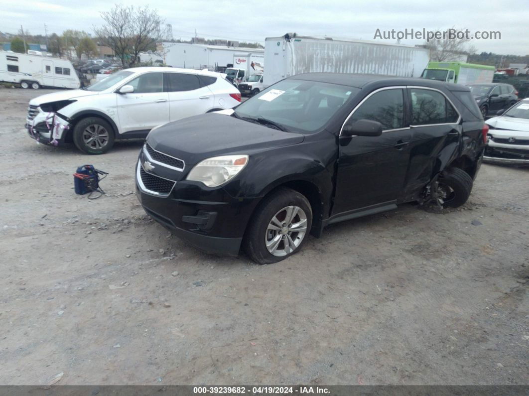 2012 Chevrolet Equinox Ls Black vin: 2GNFLCEKXC6253018