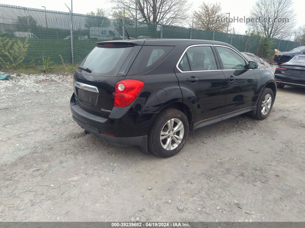 2012 Chevrolet Equinox Ls Black vin: 2GNFLCEKXC6253018