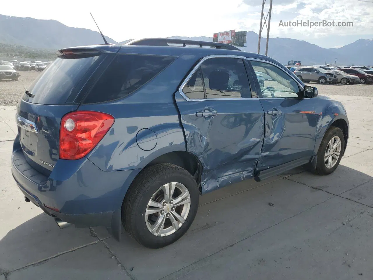 2012 Chevrolet Equinox Lt Blue vin: 2GNFLDE50C6207469