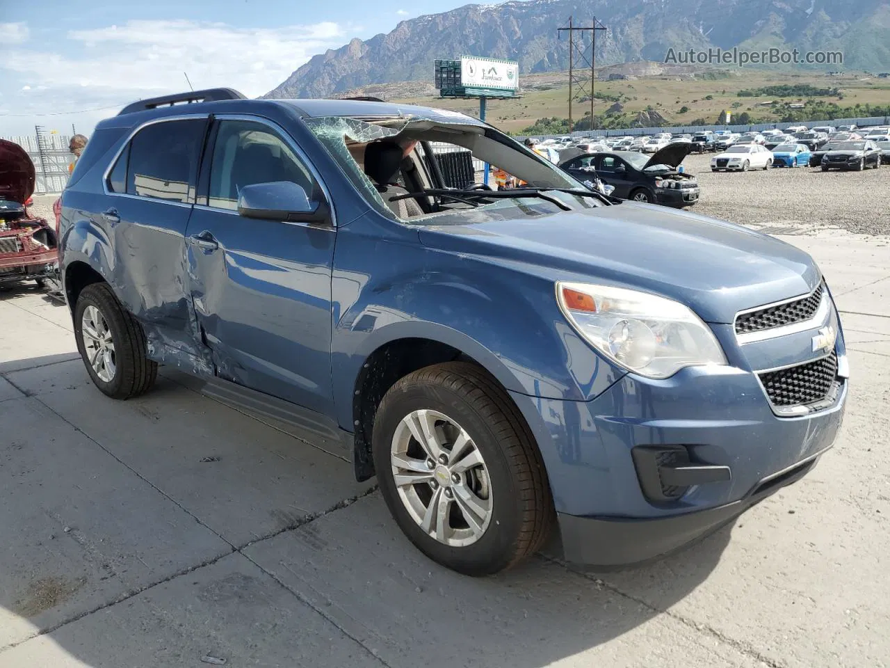 2012 Chevrolet Equinox Lt Blue vin: 2GNFLDE50C6207469