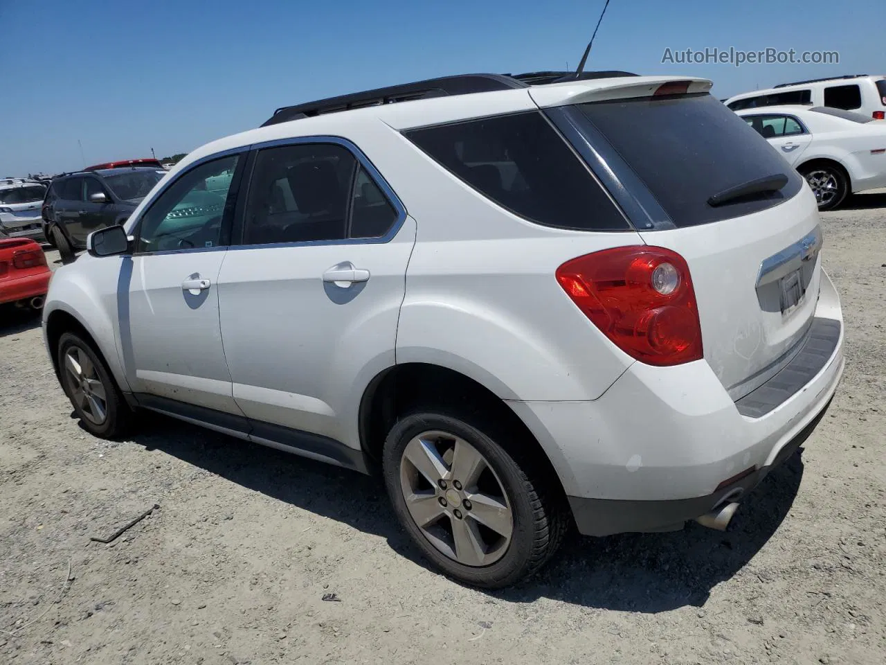 2012 Chevrolet Equinox Lt White vin: 2GNFLDE53C6210835