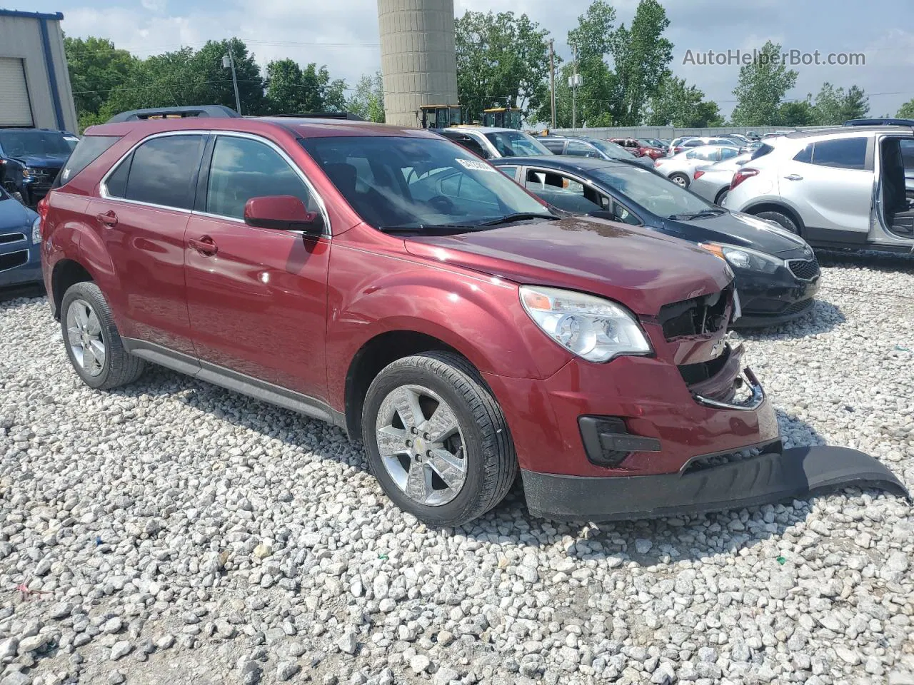 2012 Chevrolet Equinox Lt Burgundy vin: 2GNFLDE54C6201142