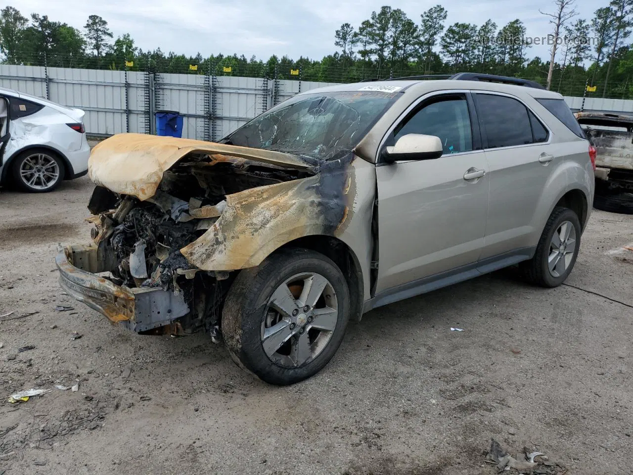 2012 Chevrolet Equinox Lt Gold vin: 2GNFLDE54C6254391