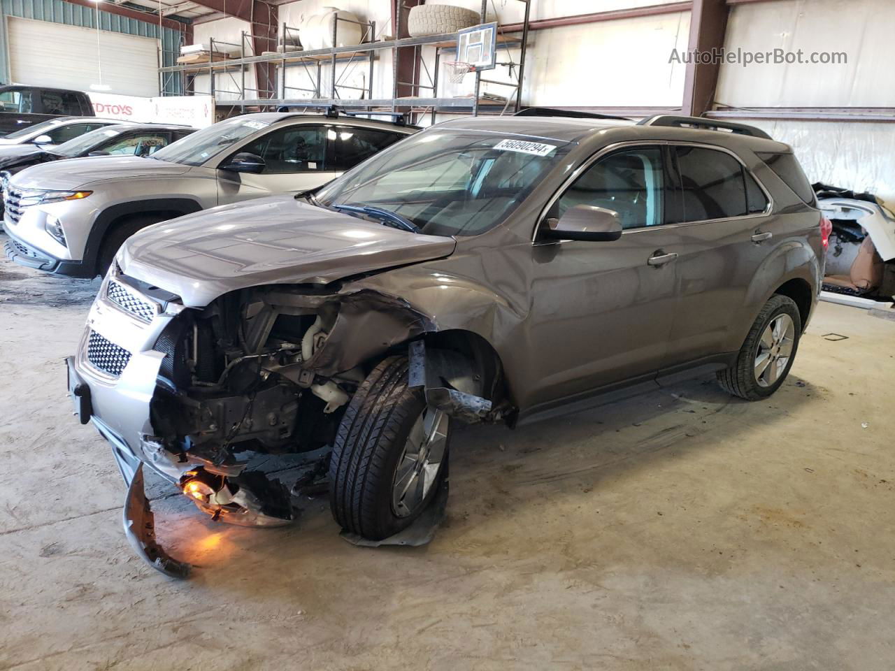 2012 Chevrolet Equinox Lt Gray vin: 2GNFLDE55C6277940