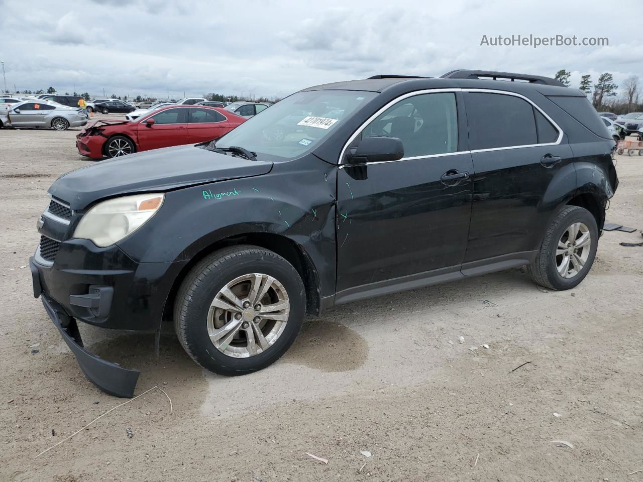 2012 Chevrolet Equinox Lt Black vin: 2GNFLDE56C6186823