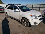 2012 Chevrolet Equinox Lt White vin: 2GNFLDE58C6281948