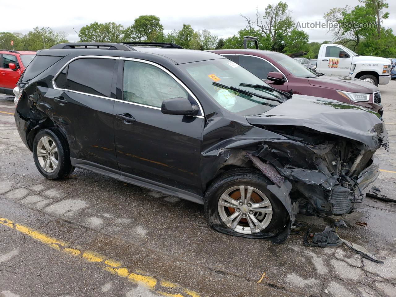 2012 Chevrolet Equinox Lt Black vin: 2GNFLDE5XC6218396