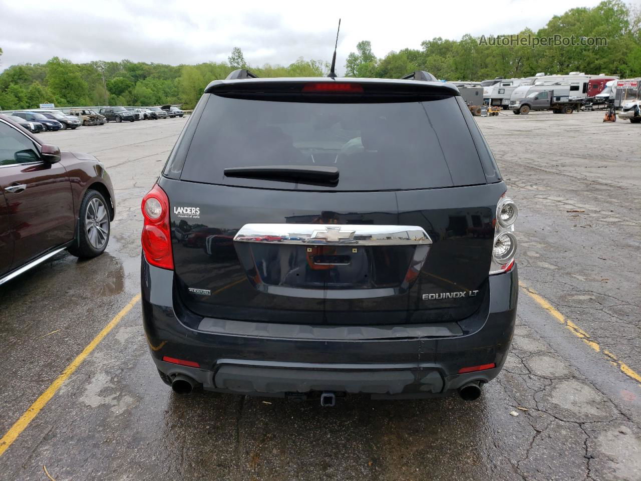 2012 Chevrolet Equinox Lt Black vin: 2GNFLDE5XC6218396