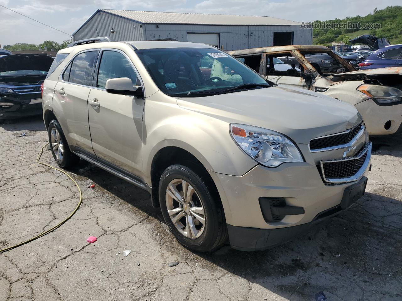 2012 Chevrolet Equinox Lt Желто-коричневый vin: 2GNFLEE50C6227761