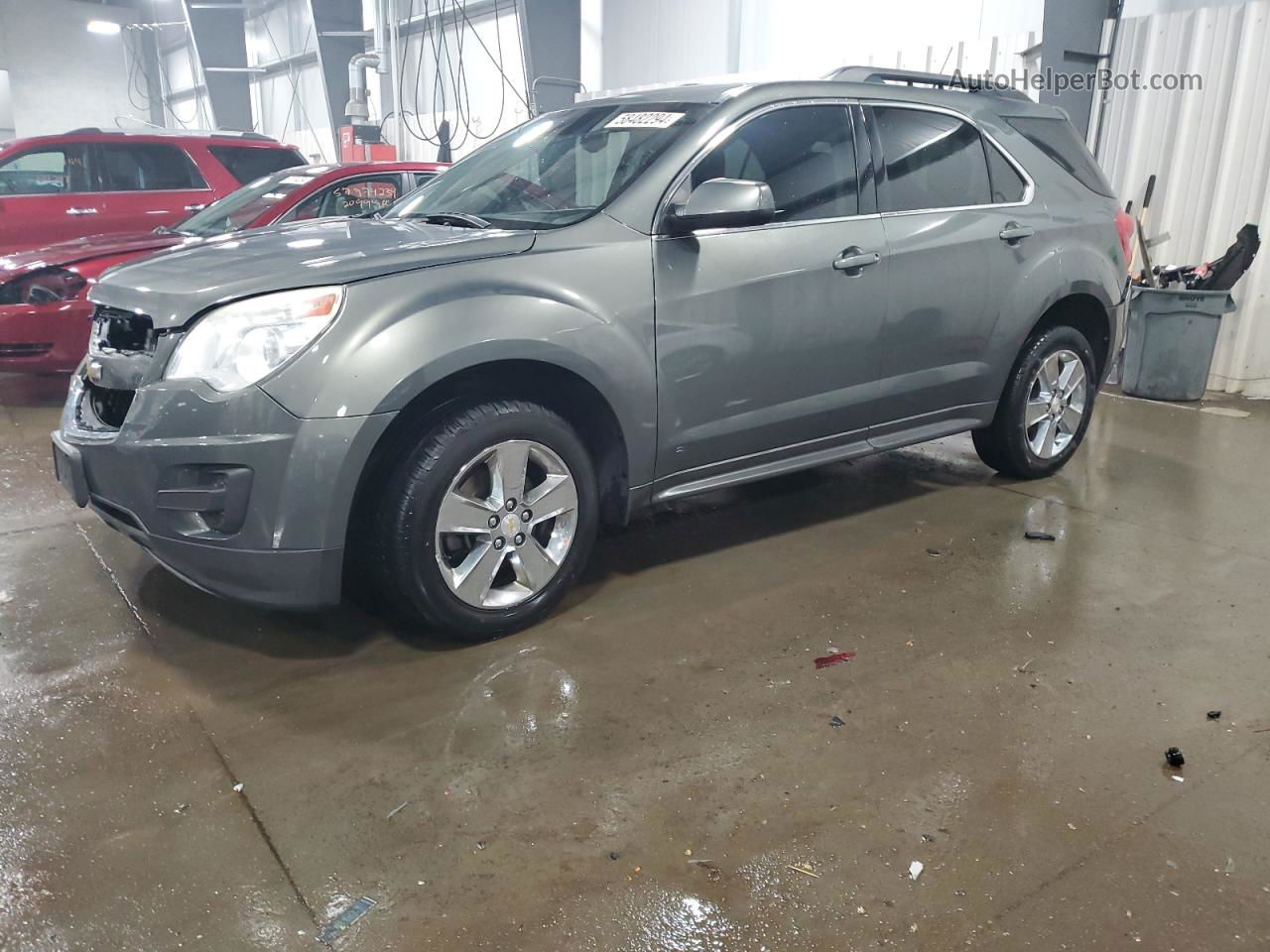 2012 Chevrolet Equinox Lt Gray vin: 2GNFLEE52C6284236