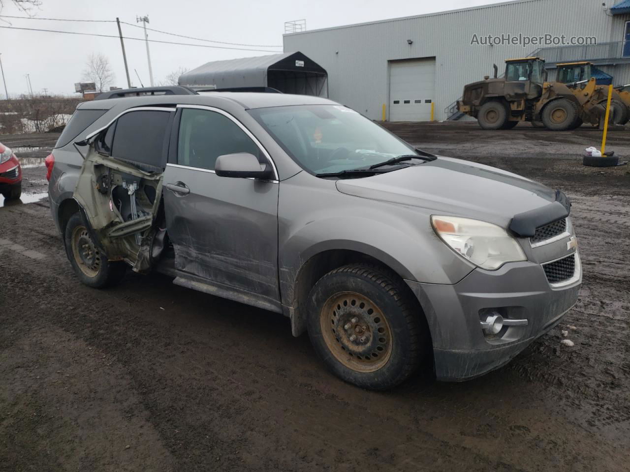 2012 Chevrolet Equinox Lt Gray vin: 2GNFLEE55C6244703