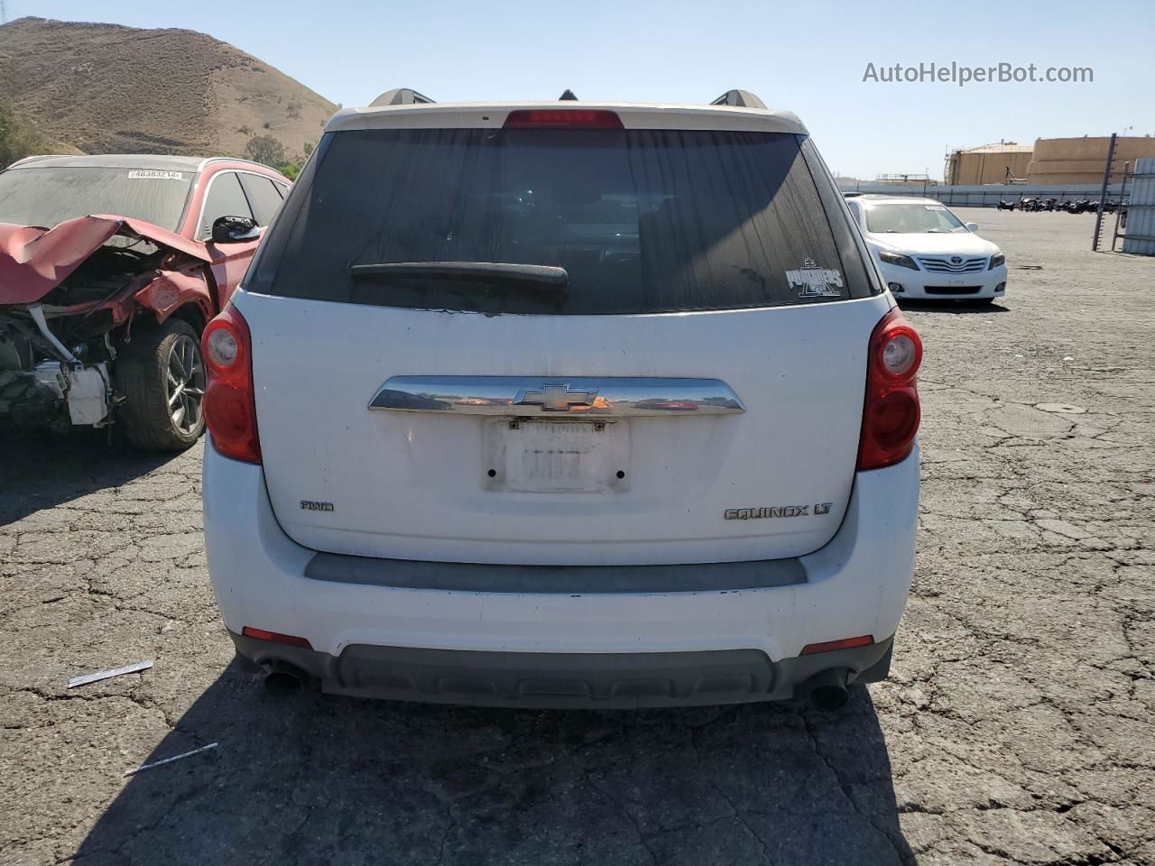 2012 Chevrolet Equinox Lt White vin: 2GNFLEE58C6185307