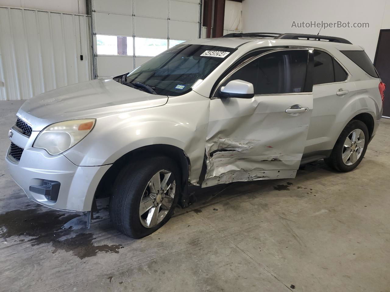 2012 Chevrolet Equinox Lt Silver vin: 2GNFLEE58C6283320