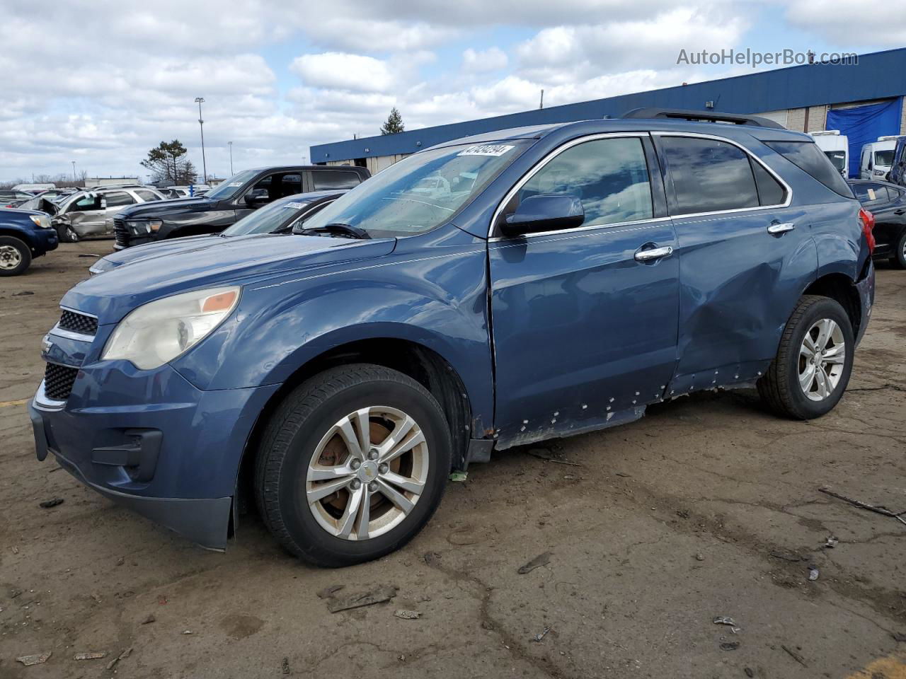 2012 Chevrolet Equinox Lt Blue vin: 2GNFLEEK0C6171889