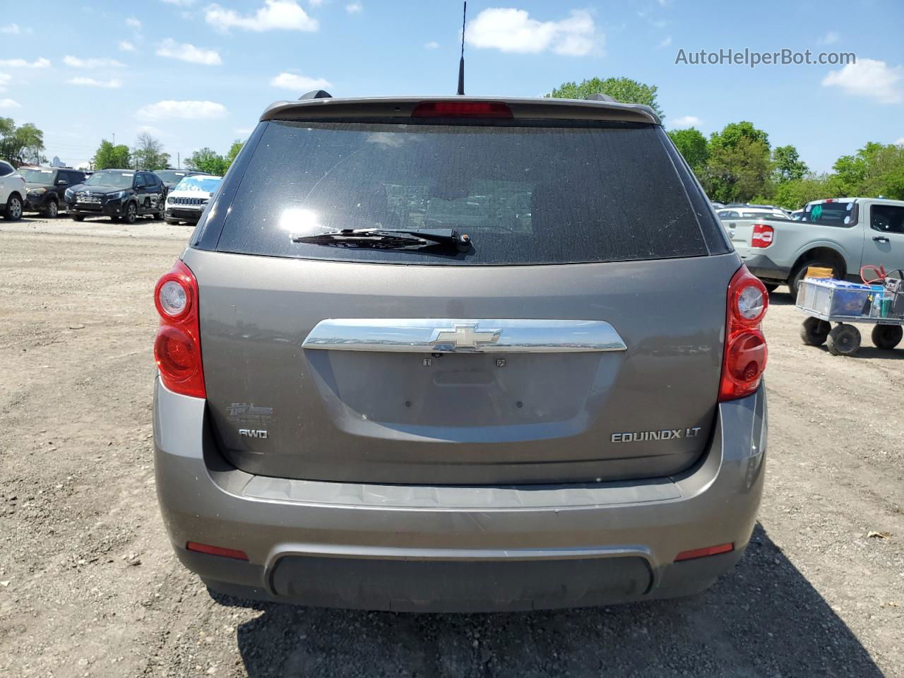 2012 Chevrolet Equinox Lt Gray vin: 2GNFLEEK0C6282989