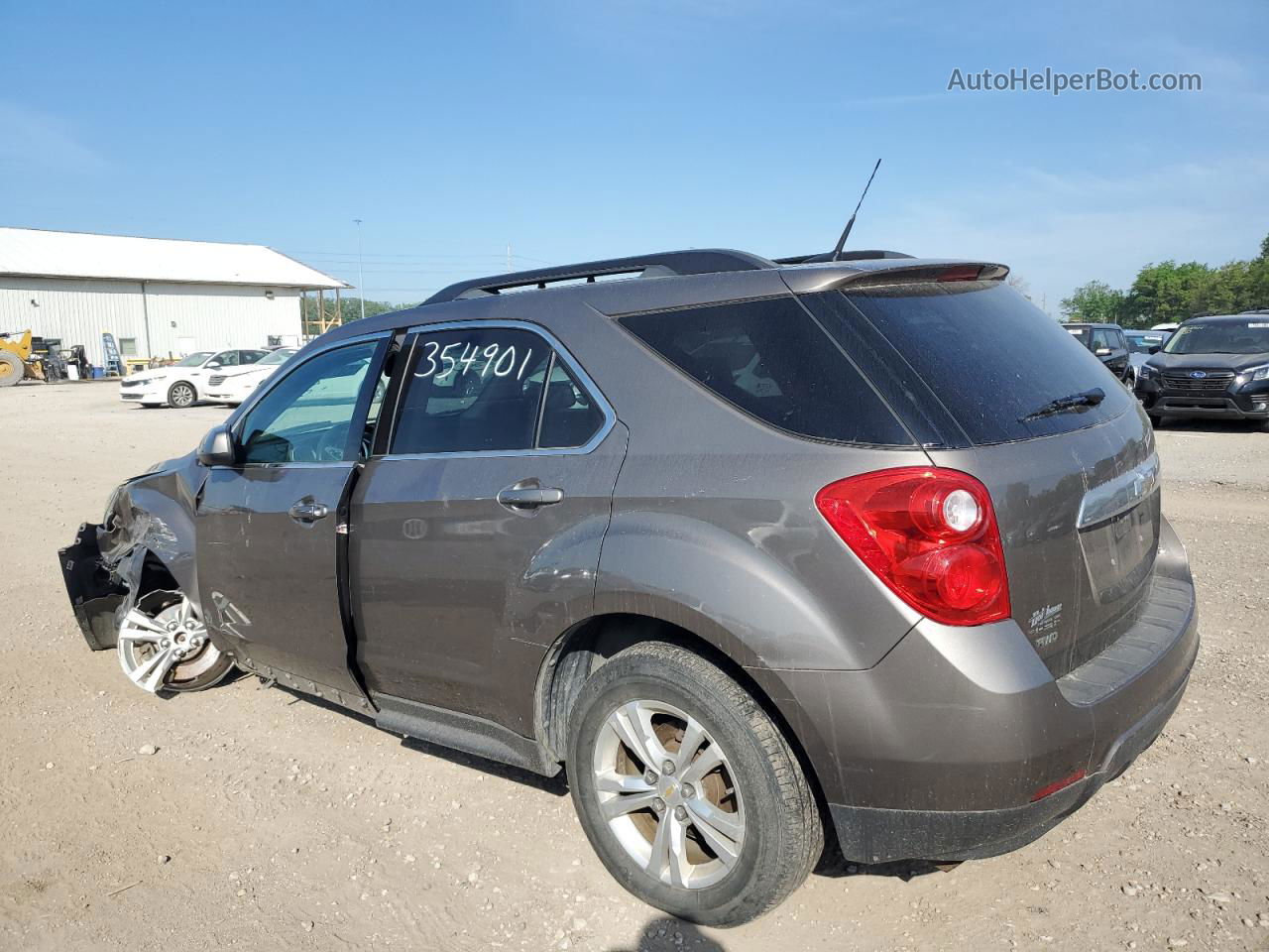 2012 Chevrolet Equinox Lt Gray vin: 2GNFLEEK0C6282989