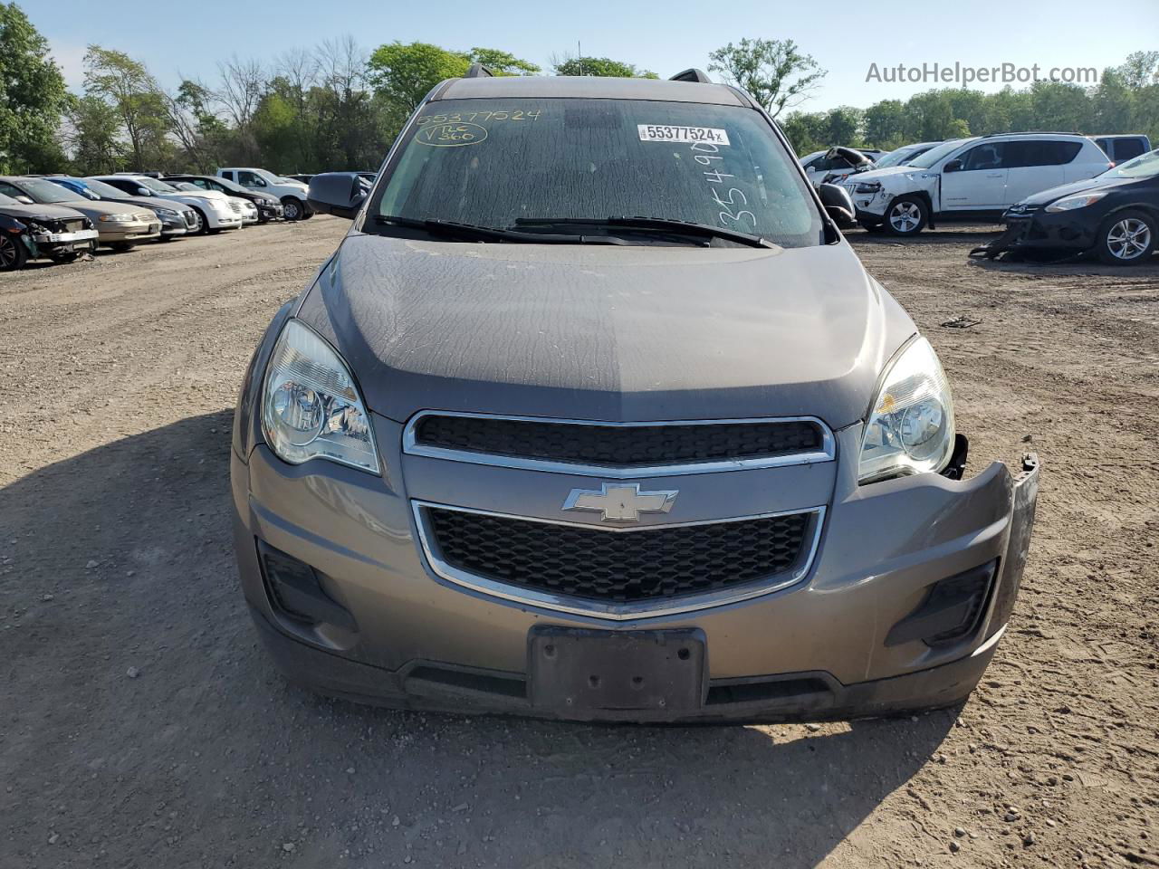 2012 Chevrolet Equinox Lt Gray vin: 2GNFLEEK0C6282989