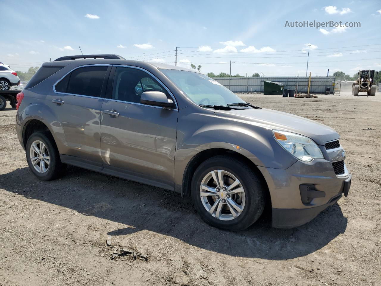 2012 Chevrolet Equinox Lt Gray vin: 2GNFLEEK0C6282989