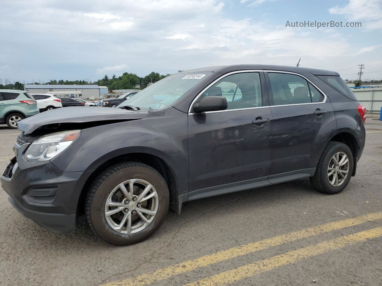 2016 Chevrolet Equinox Ls Charcoal vin: 2GNFLEEK0G6199651