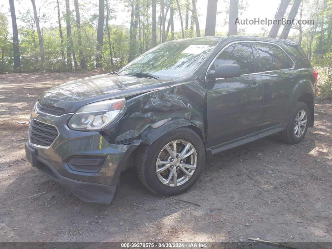 2017 Chevrolet Equinox Ls Gray vin: 2GNFLEEK0H6259297