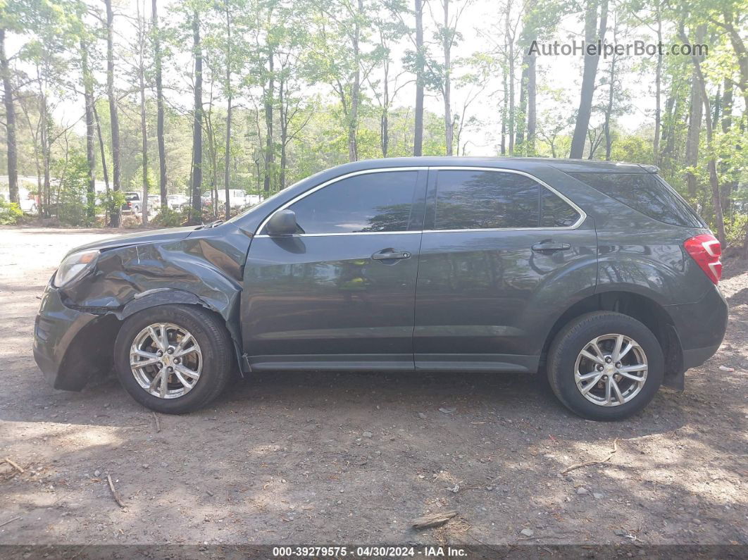 2017 Chevrolet Equinox Ls Gray vin: 2GNFLEEK0H6259297