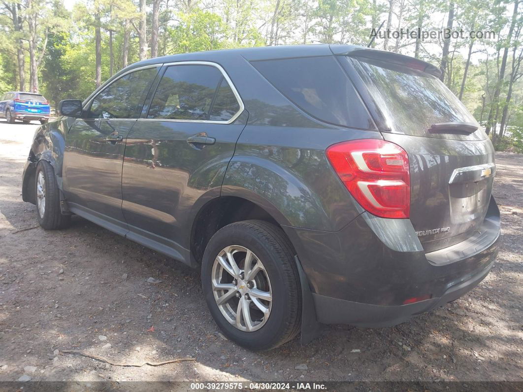 2017 Chevrolet Equinox Ls Gray vin: 2GNFLEEK0H6259297