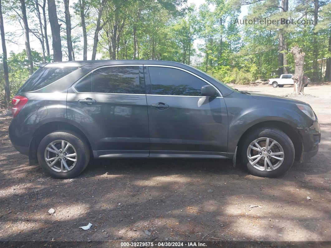 2017 Chevrolet Equinox Ls Gray vin: 2GNFLEEK0H6259297