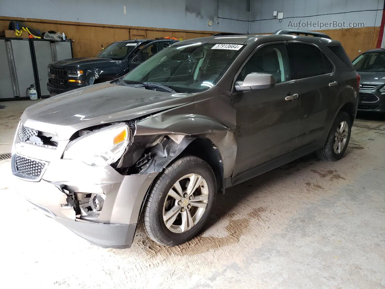 2012 Chevrolet Equinox Lt Gray vin: 2GNFLEEK1C6184022