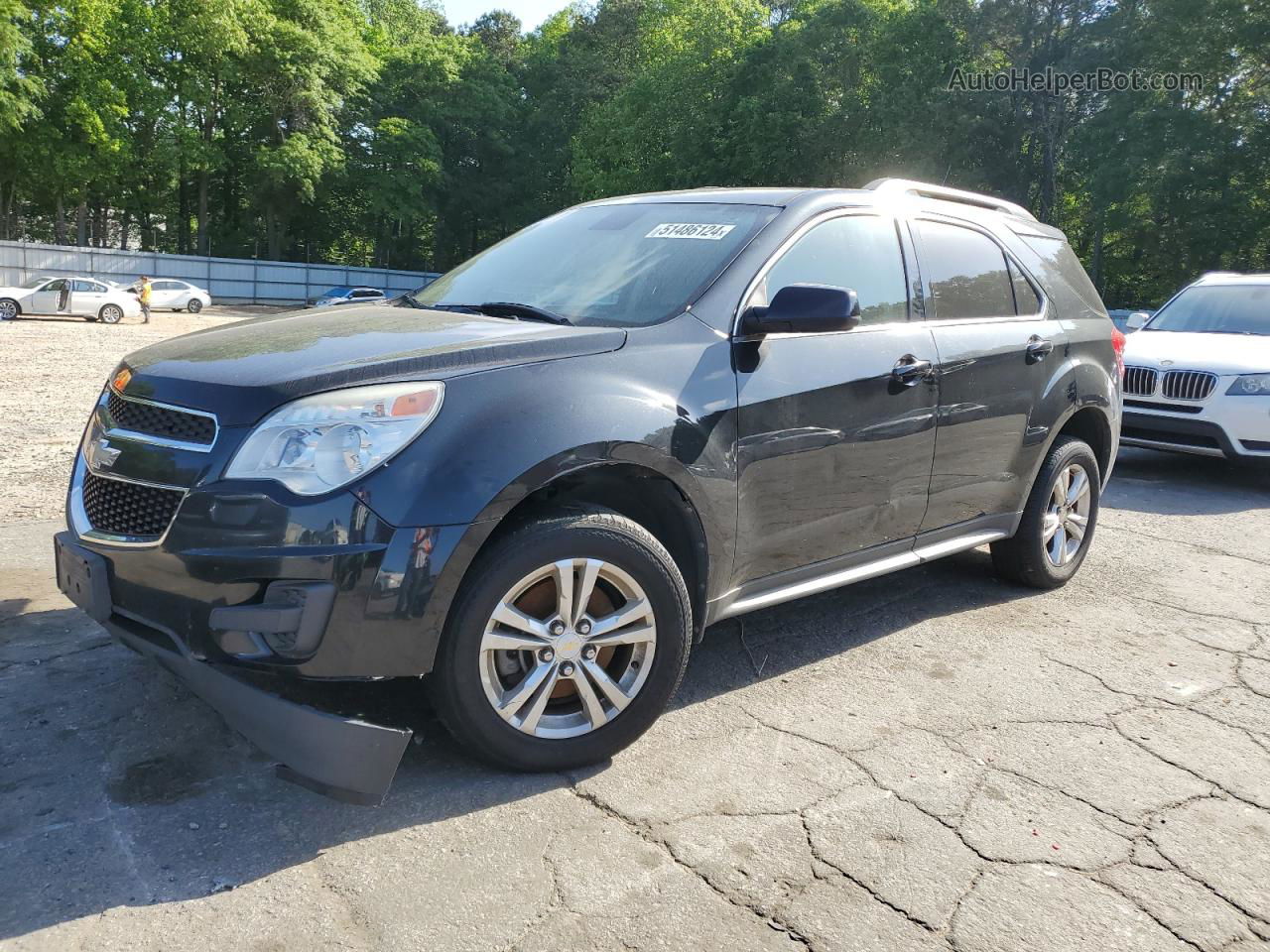 2012 Chevrolet Equinox Lt Black vin: 2GNFLEEK1C6288073