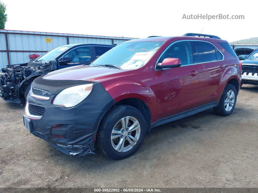 2012 Chevrolet Equinox 1lt Red vin: 2GNFLEEK1C6335893