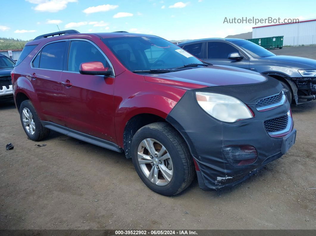 2012 Chevrolet Equinox 1lt Red vin: 2GNFLEEK1C6335893