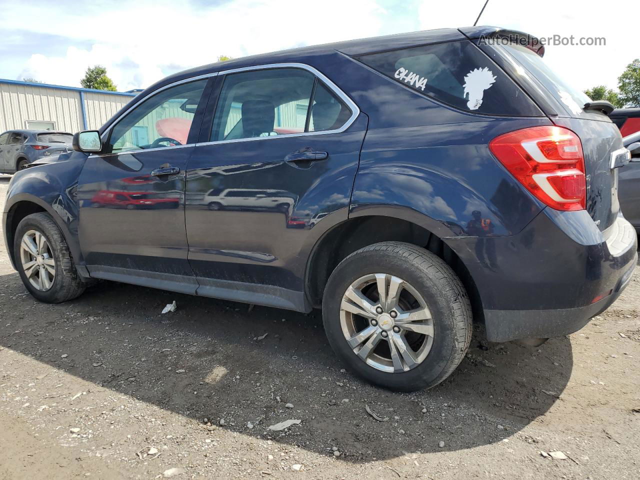 2016 Chevrolet Equinox Ls Blue vin: 2GNFLEEK1G6193700