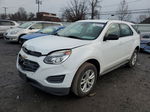 2017 Chevrolet Equinox Ls White vin: 2GNFLEEK2H6238144